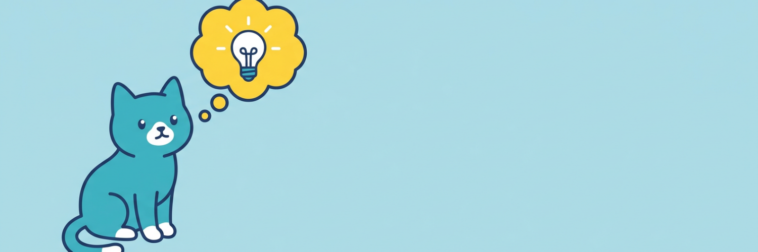 justanidea cat banner, wide